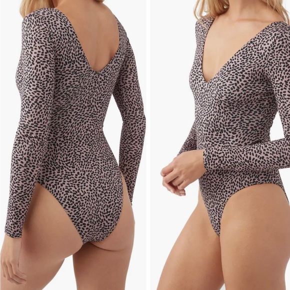 O'Neill Other - NWT O’Neill Steffi dot San Marco one piece swimsuit surf suit long sleeve